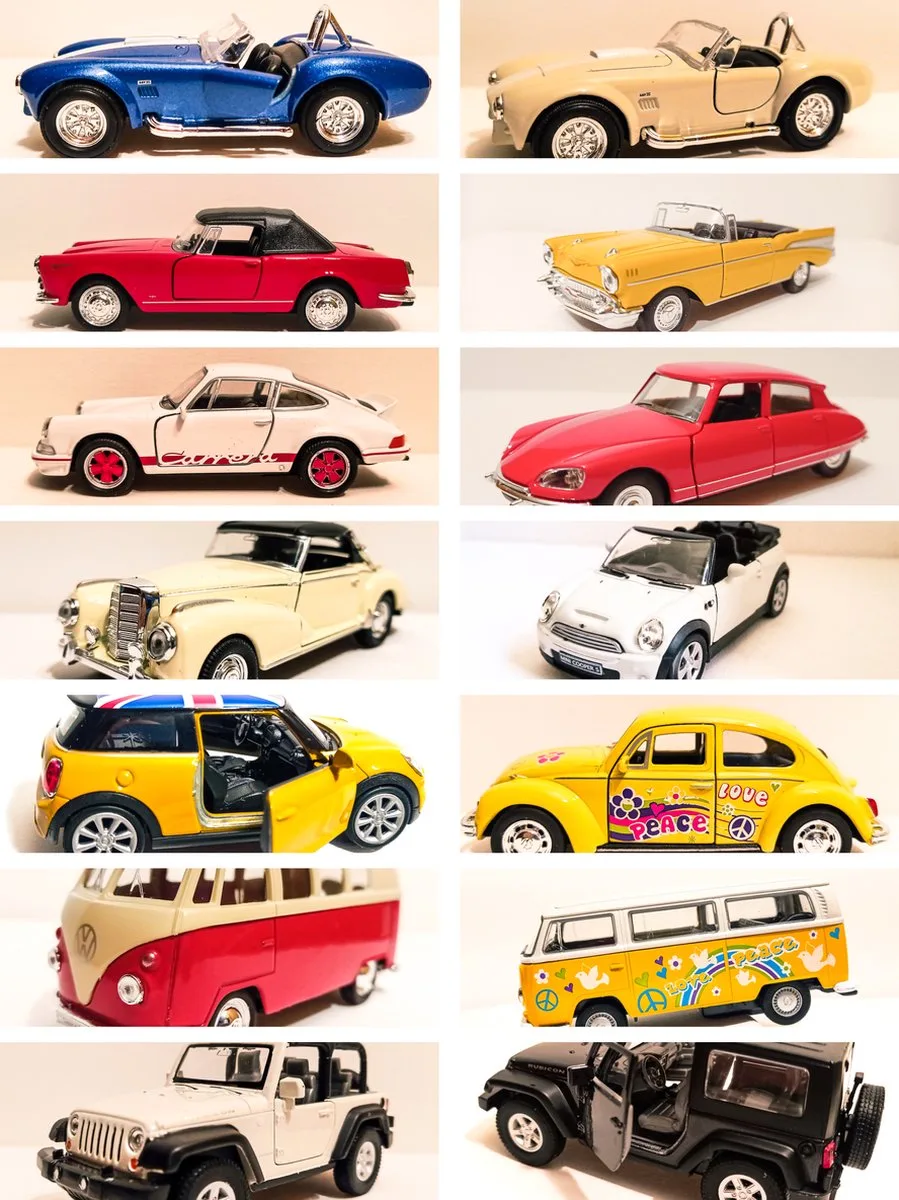 Nex Models - Speelgoedauto schaal 1:43 - Gegoten metaal - Schokbestendig van Welly in Meerkleurig – productfoto