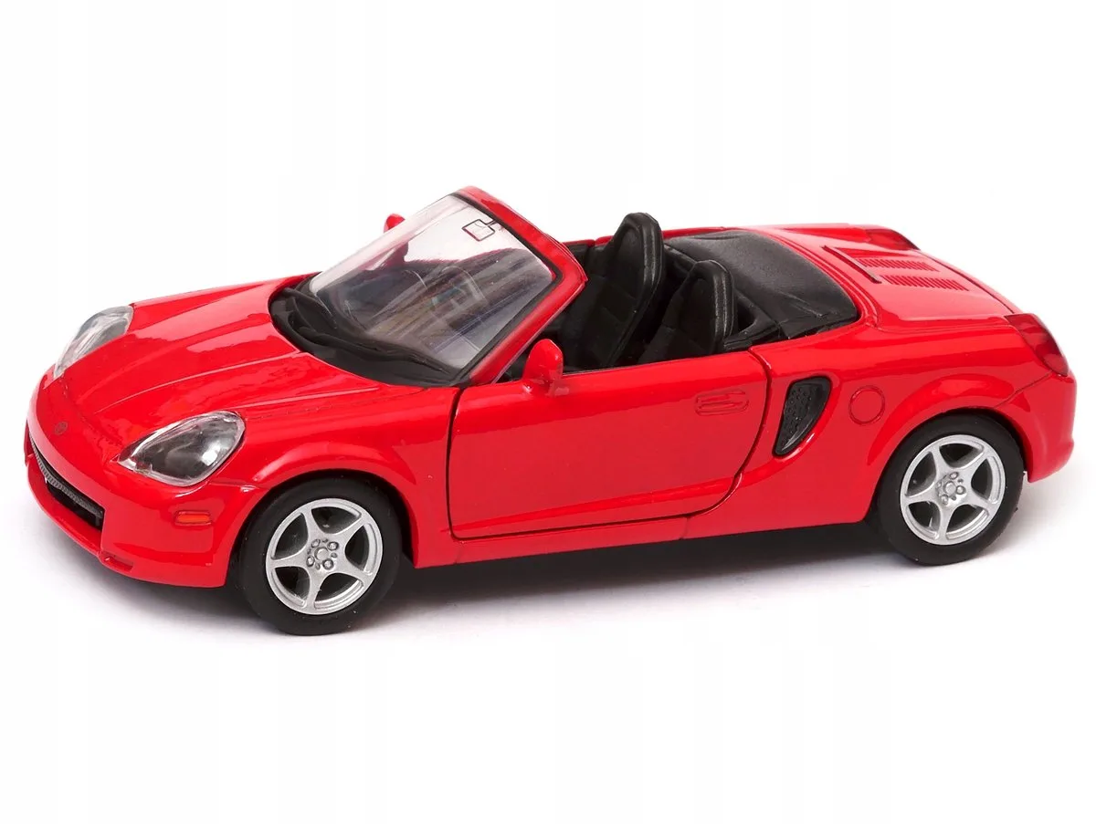 Nex Toyota MR2 Spyder model auto sjaal 1:34 rood van Welly – productfoto
