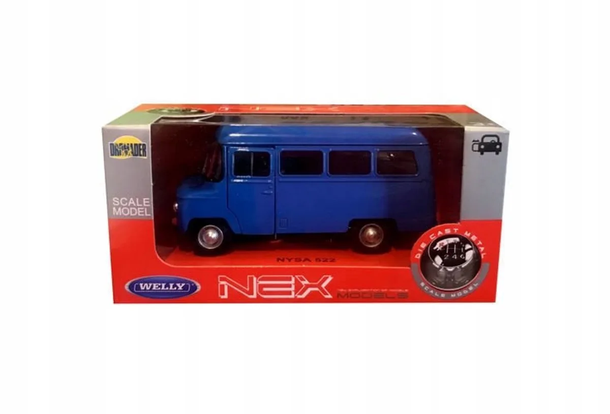 Nysa 522 automatische modus, metaal, scheal 1:34 de Welly en Blawa – photo du produit
