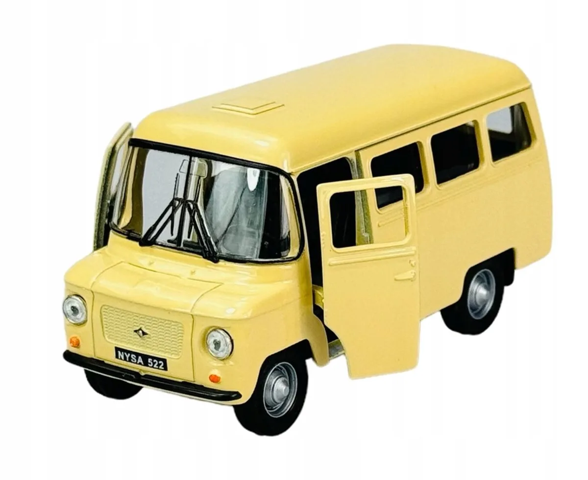 Nysa 522 Beige metalen modelauto 1:34 - Legendarisch PRL Speelgoed fra Welly – produktbillede