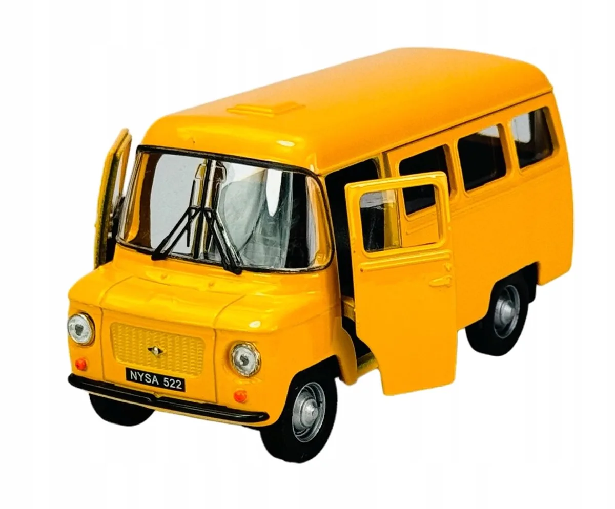Nysa 522 metalen 1:34 modelauto - nieuw de Welly en Jaune – photo du produit