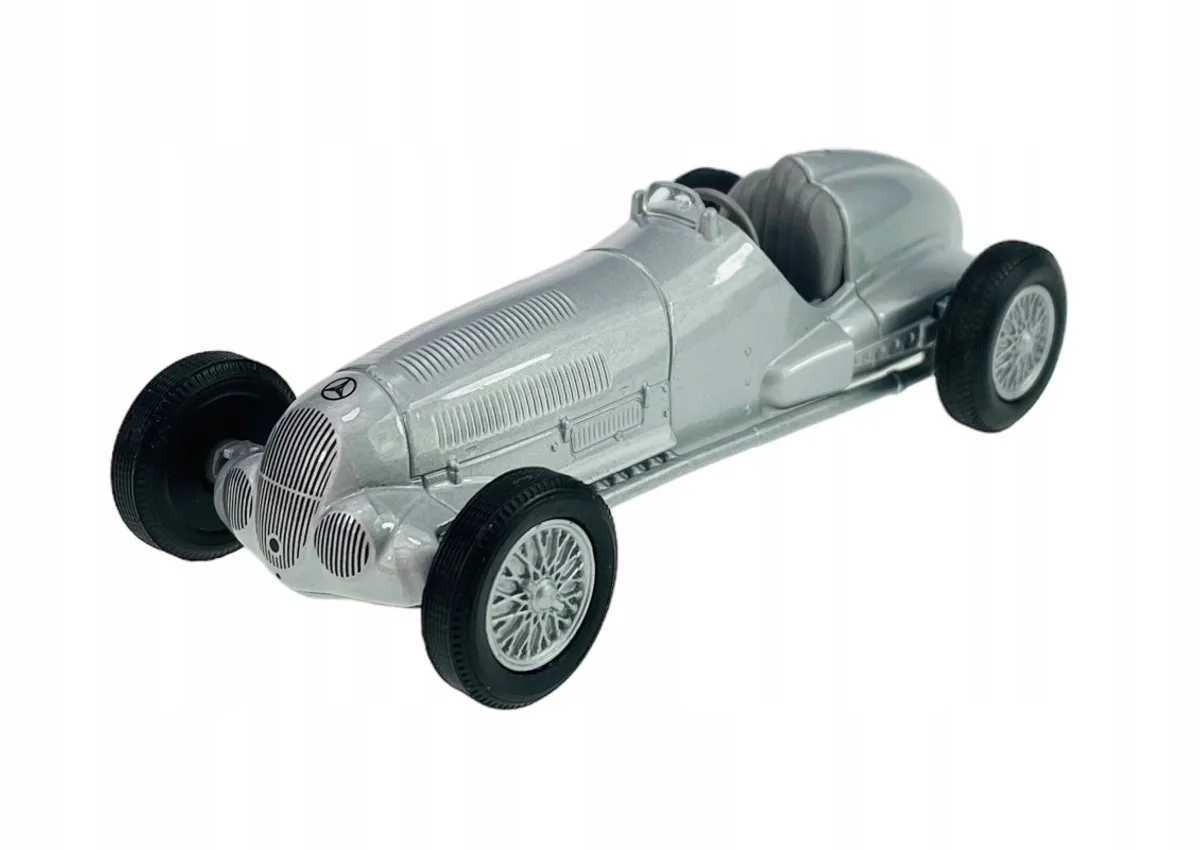 Old Timer 1937 Mercedes-Benz W125 Schaal 1:34 Modelauto fra Welly i Sølv – produktbillede
