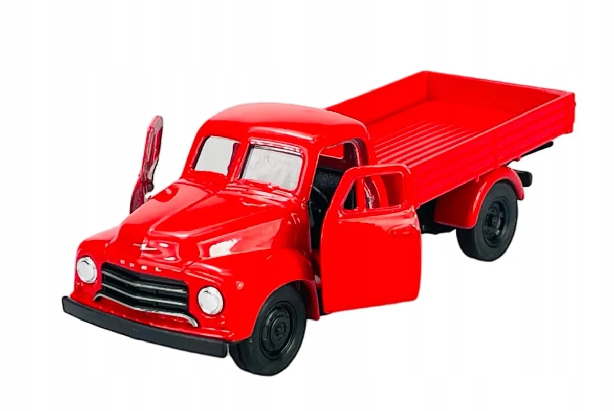 Old Timer 1952 Opel Blitz Metaal 1:34 Model Auto von Welly in Rot – Produktfoto