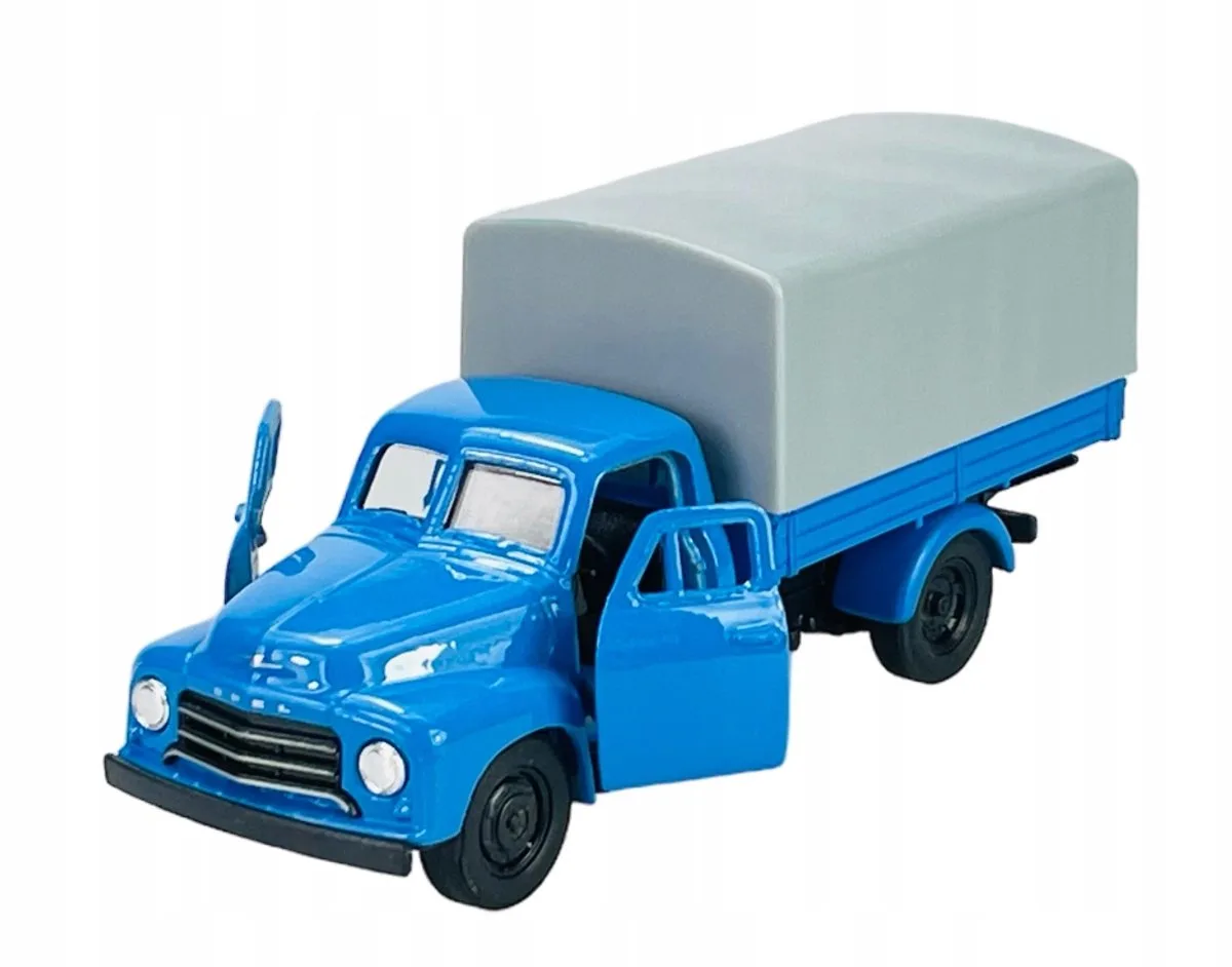 Old Timer 1952 Opel Blitz Metaal Model 1:34 von Welly in Blau – Produktfoto