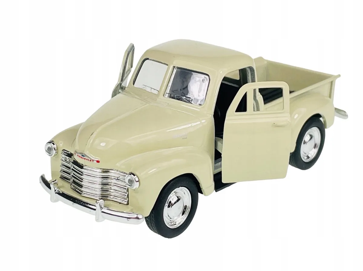 Old Timer 1953 Chevrolet 3100 Pick-up Metaal 1:34 fra Welly i Beige – produktbillede