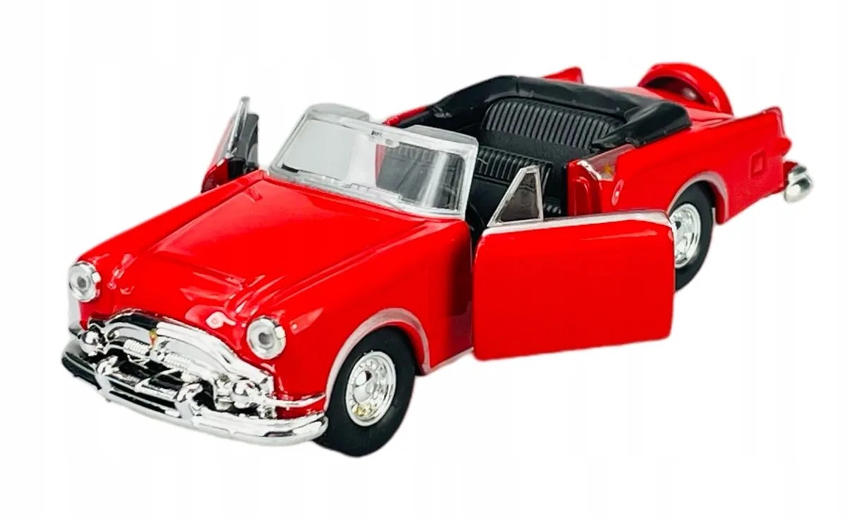 Old Timer 1953 Packard Caribbean Metaal Rood 1:34 Modelauto från Welly – produktbild