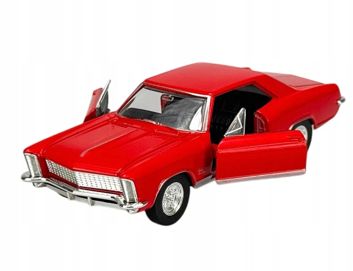 Old Timer 1965 Buick Riviera Gran Sport Metaal 1:34 fra Welly i Rød – produktbillede
