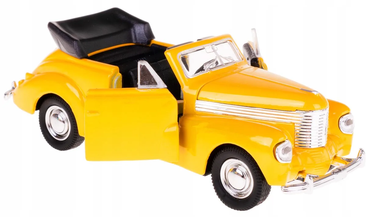 Opel Kapitän Cabriolet 1:34/39 modelauto metallic de Welly en Jaune – photo du produit