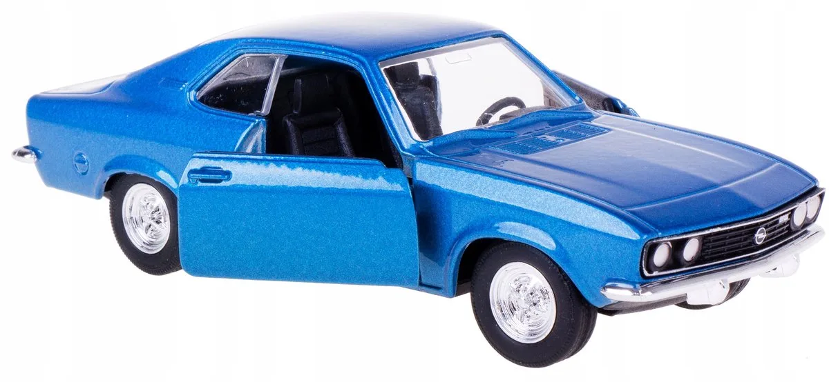 Opel Manta A 1970 Modelauto Metaal Welly 1:34 de Welly en Bleu – photo du produit