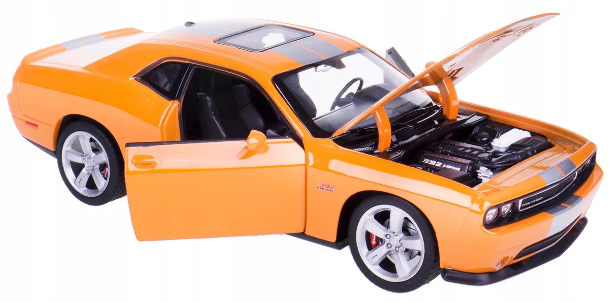 Oranje Sportwagen Model Auto 1:24 - Merkloos fra Welly – produktbillede