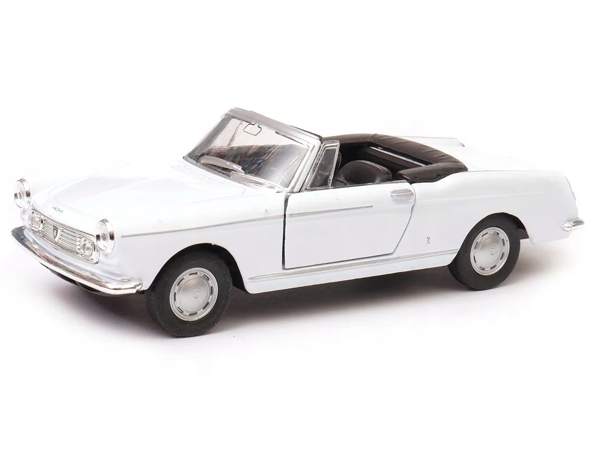 Peugeot 404 Cabriolet 1:34 Modelauto van Welly in Wit – productfoto