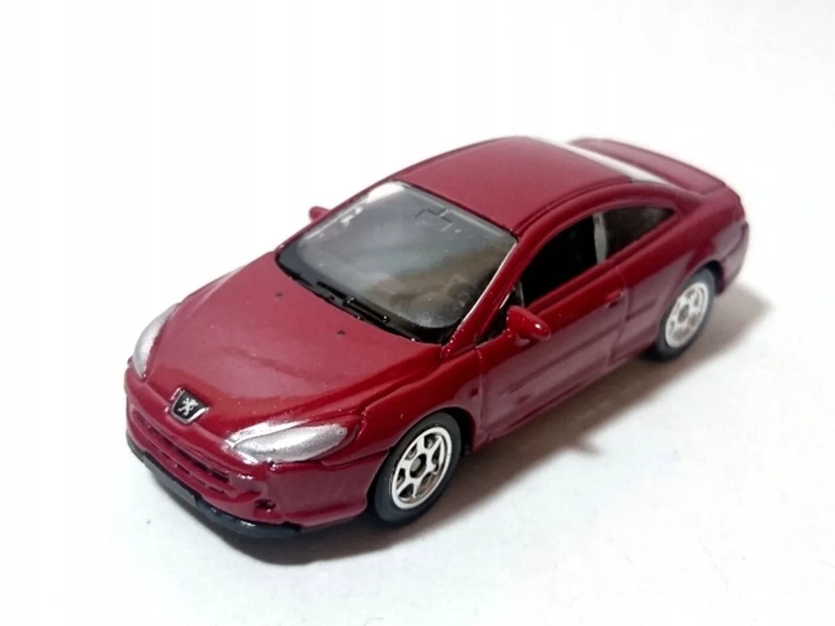 Peugeot 407 Coupé Modelauto Schaal 1:64 - Rood fra Welly – produktbillede