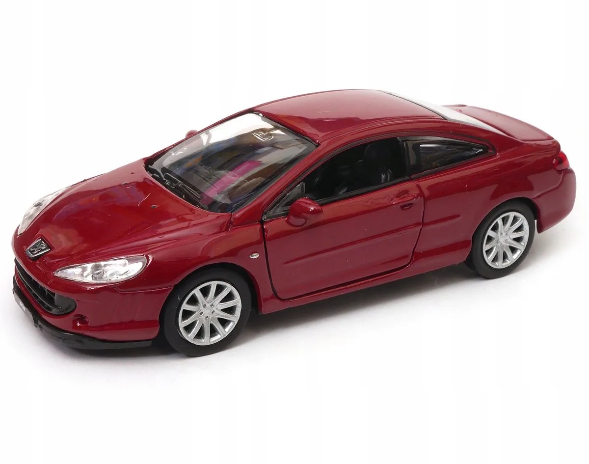 Peugeot 407 Cup modelauto 1:34 welly fra Welly i Rød – produktbillede