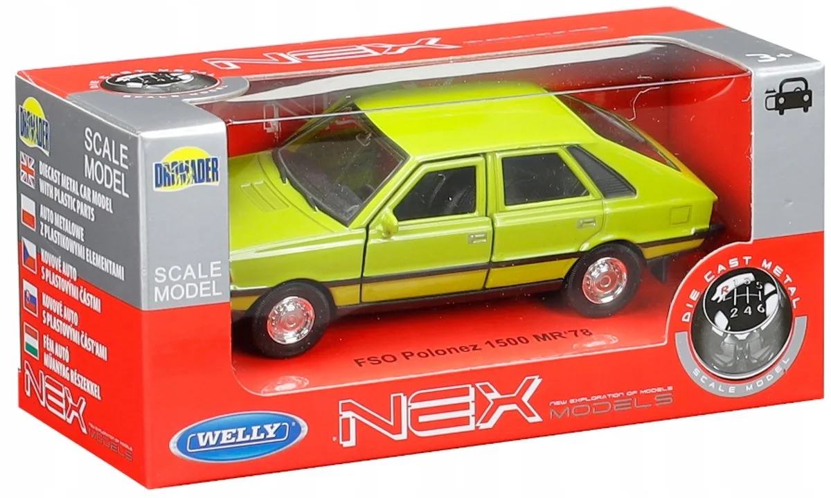 Polonez 1500 MR'78 Model Auto 1:34-39 fra Welly i Grøn – produktbillede