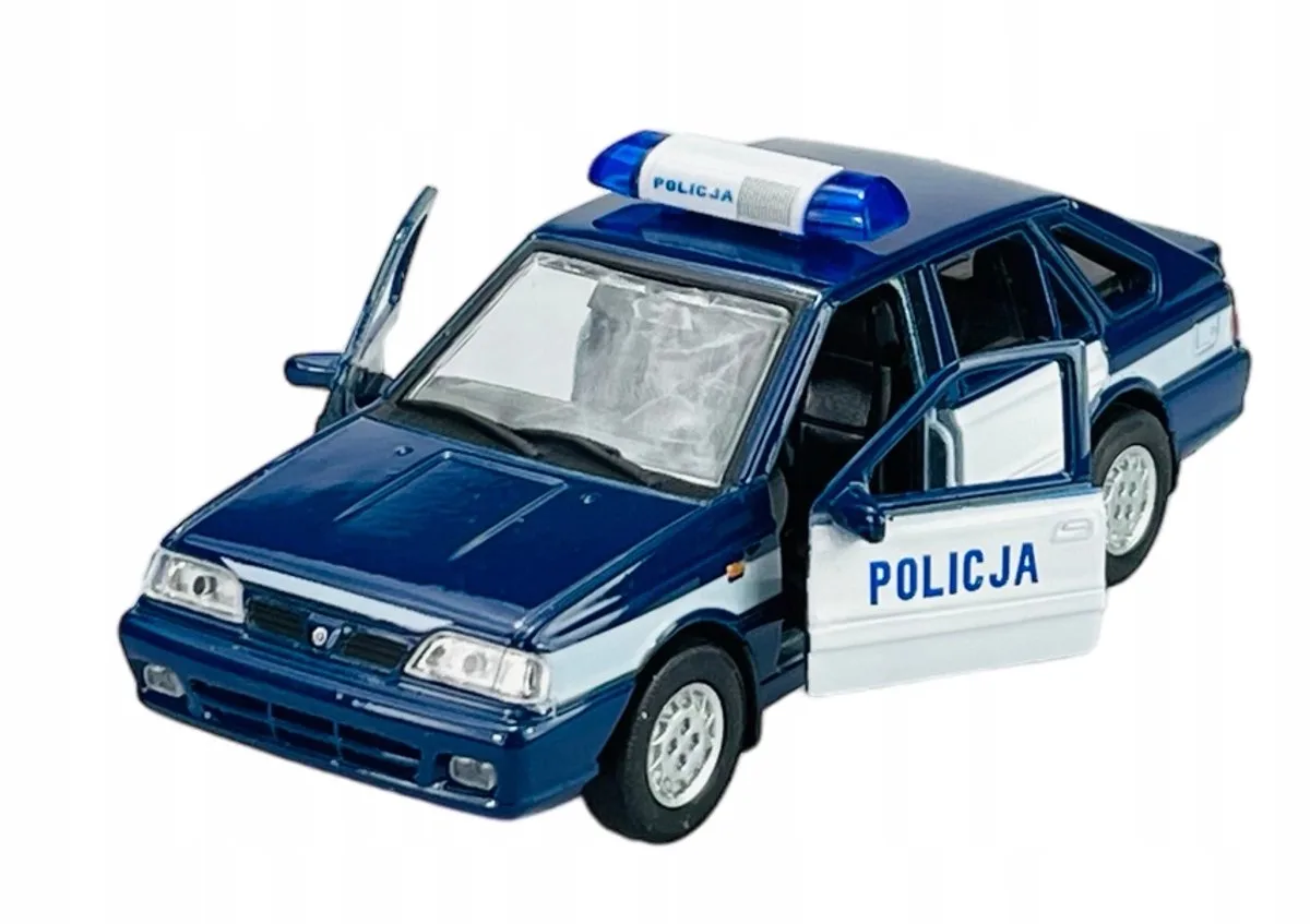 Polonez Caro Plus Metaal Model Auto 1:34 - Blauw van Welly – productfoto