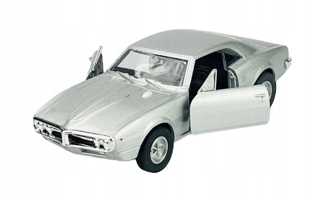 Pontiac Firebird 1967 Old Timer Modelauto Schaal 1:34 Metaal de Welly en Argent – photo du produit