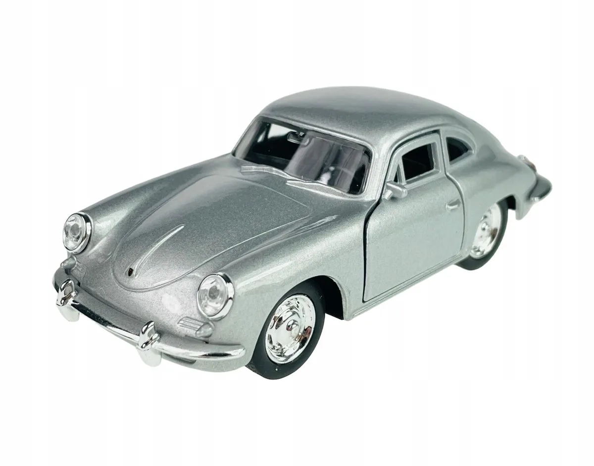 Porsche 356 B Oldtimer Modelauto 1:34 Metaal de Welly en Argent – photo du produit