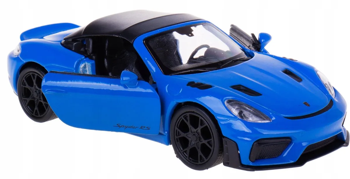Porsche 718 Spyder RS ​​modelauto Welly 1:34-39 fra Welly i Blå – produktbillede