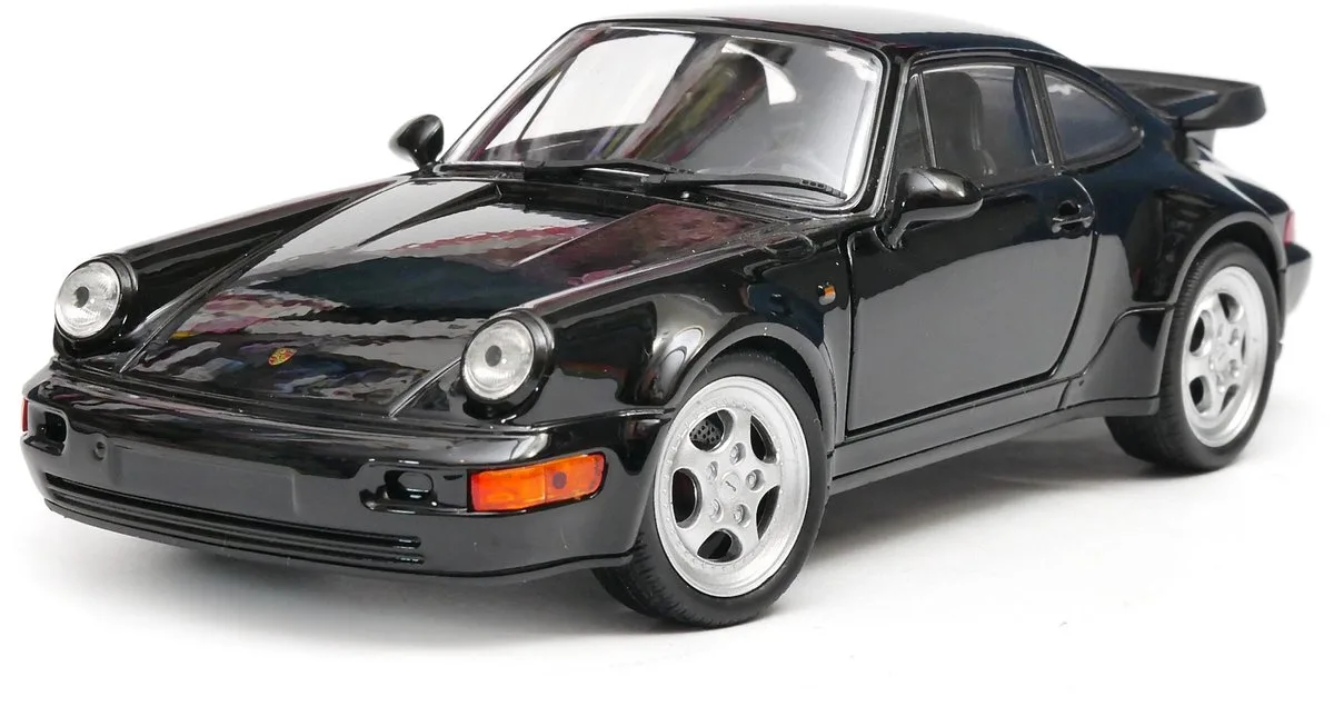 Porsche 911 3.0 1974 Model Auto Metaal 1:24 Welly Nex Zwart von Welly – Produktfoto