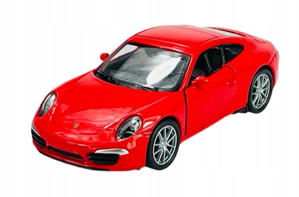 Porsche 911 (991) Carrera S Metaal 1:34 Model Auto von Welly in Rot – Produktfoto