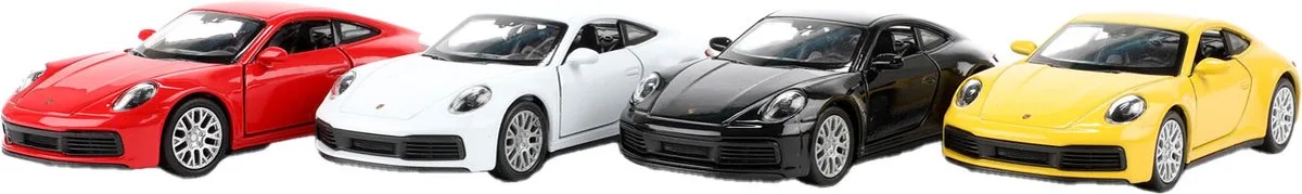 Porsche 911 Carrera 4S Modelauto de Welly en Multicolore – photo du produit