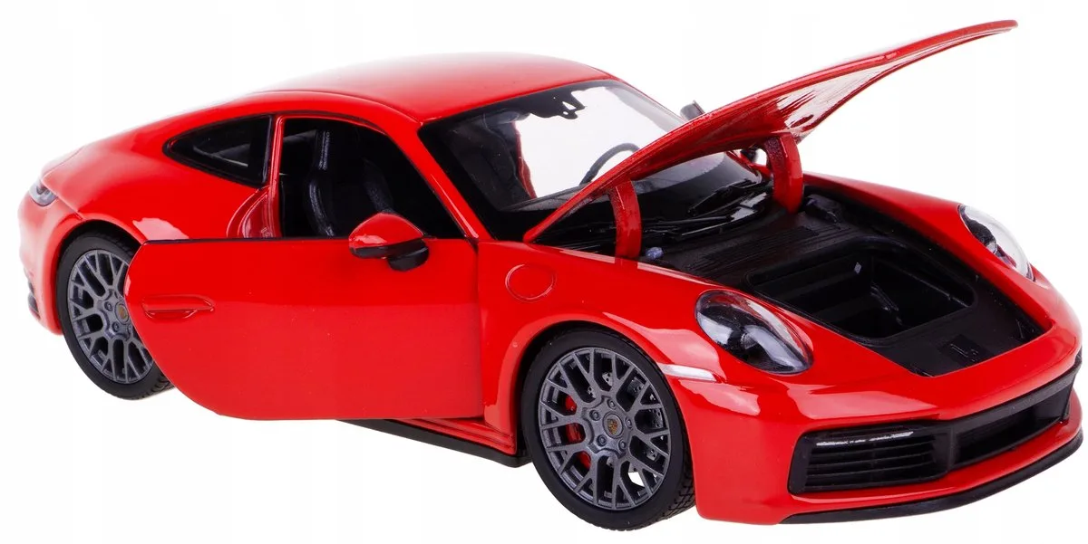 Porsche 911 Carrera 4S Modelauto Welly 1:24 de Welly en Rouge – photo du produit