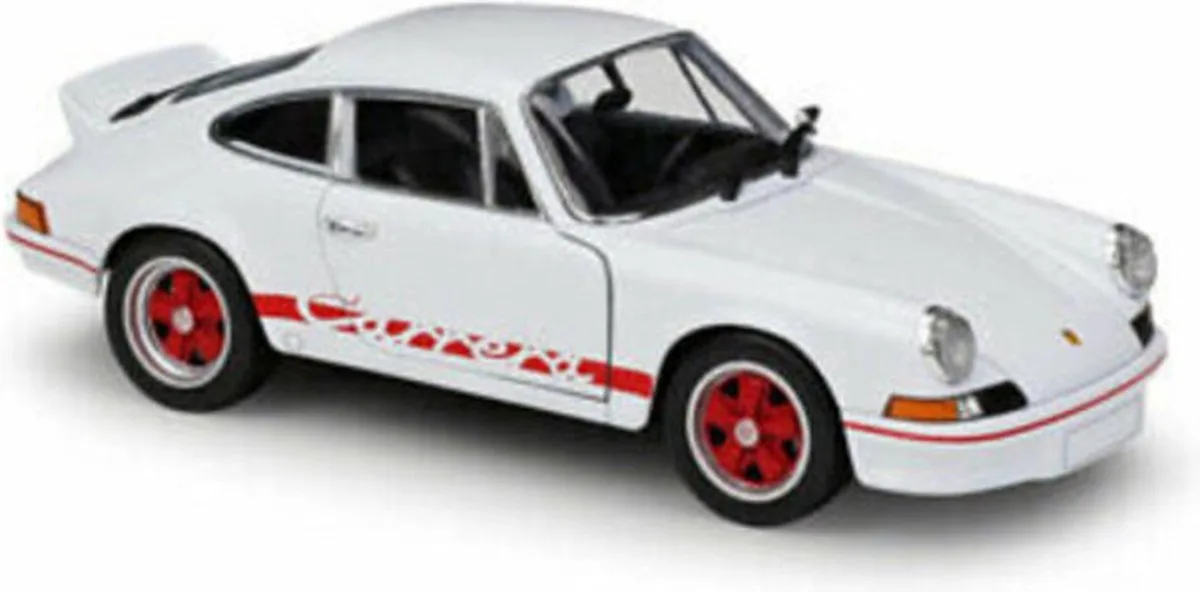 Porsche 911 Carrera RS (Wit/Rood) (10 cm) 1/43 Welly Nex [Modelauto - Schaalmodel - Miniatuurauto] från Welly i Flerfärgad – produktbild