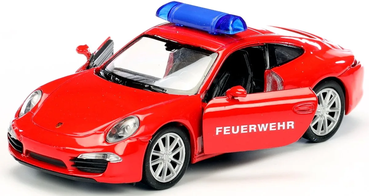 Porsche 911 Carrera S Metaal 1:34-1:39 Speelgoedauto de Welly en Rouge – photo du produit