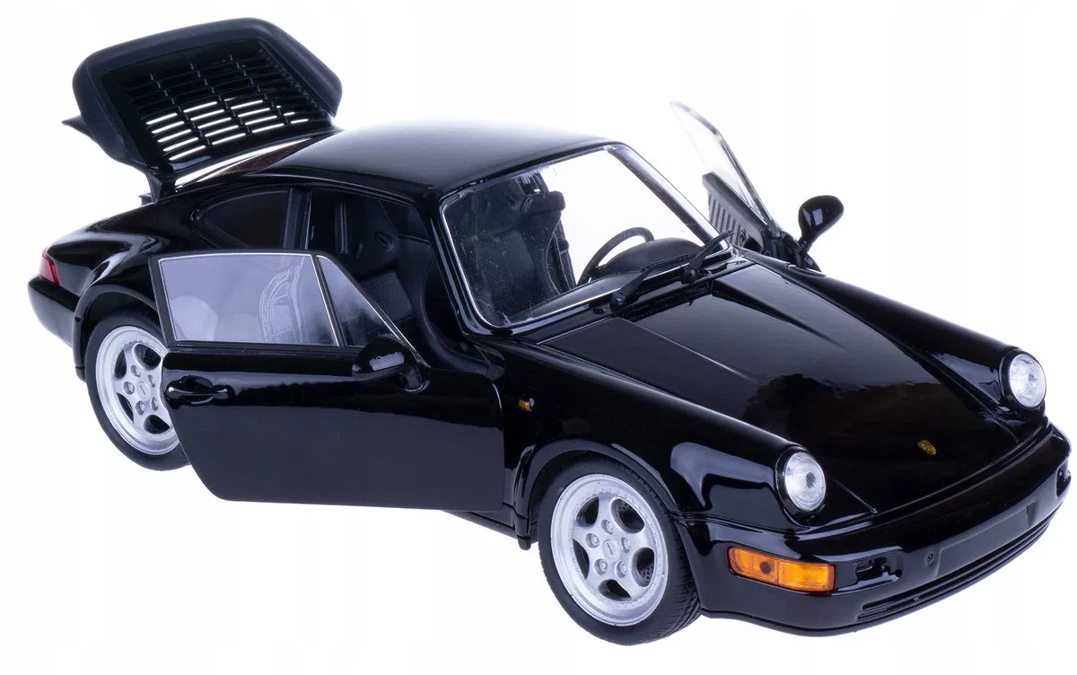 Porsche 911 Turbo Modelauto 1:24 de Welly en Noir – photo du produit