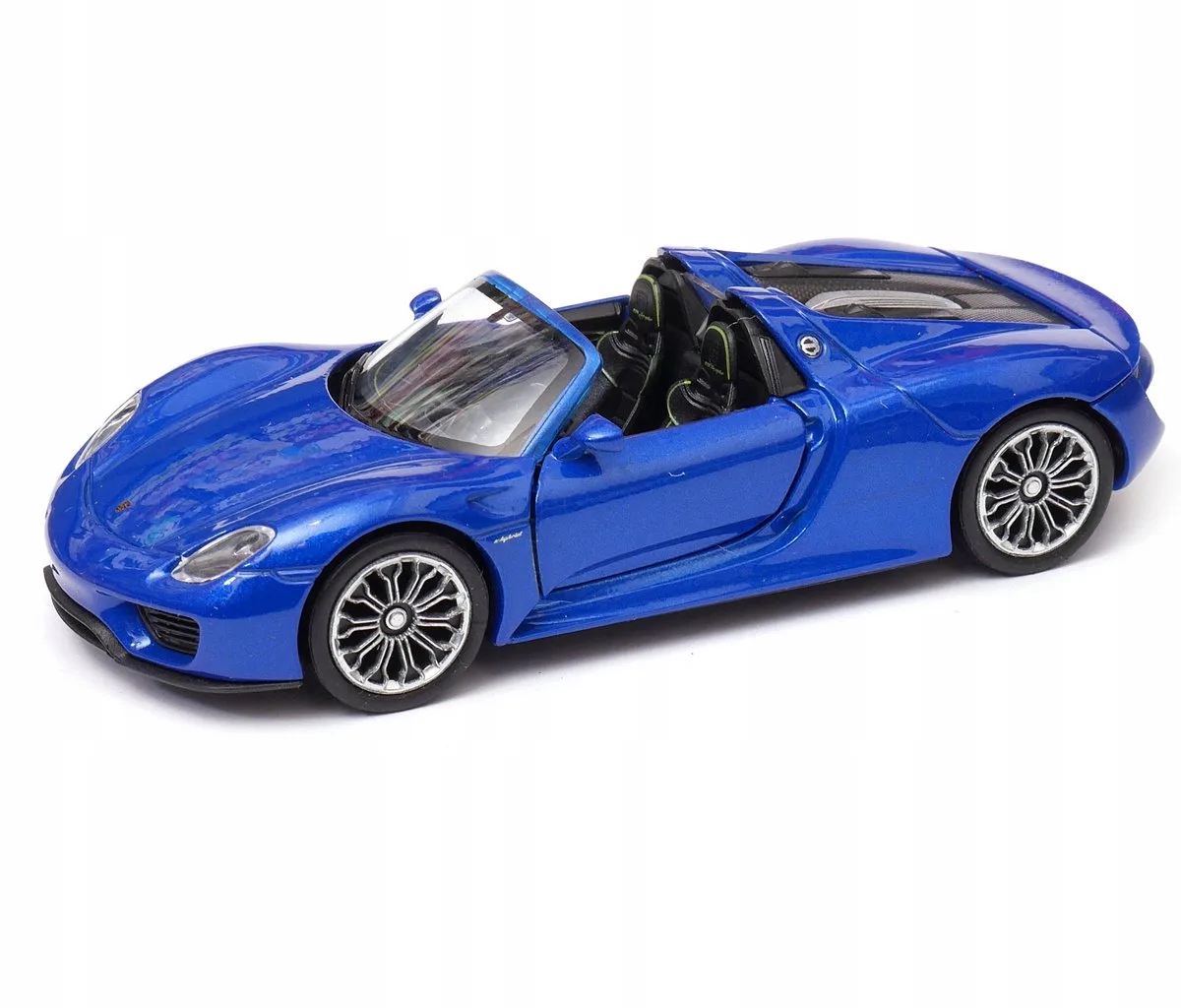 Porsche 918 Spyder modelauto Schaal 1:34-39 WELLY Nex fra Welly i Blå – produktbillede