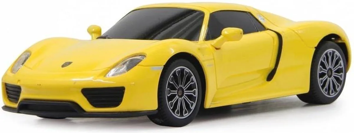 Porsche 918 Spyder - modelauto schaalmodel - 1/43 by Welly in Yellow – product photo