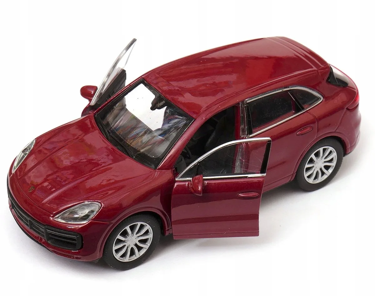 Porsche Cayenne Turbo model auto 1:34-39 metaal de Welly en Bordeaux – photo du produit