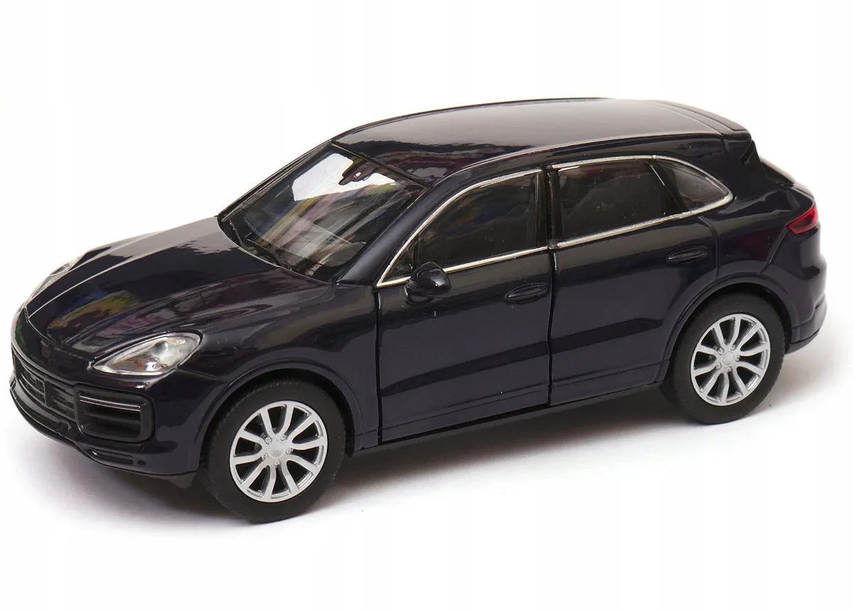 Porsche Cayenne Turbo Modelauto 1:34-39 Welly Diecast från Welly i Svart – produktbild