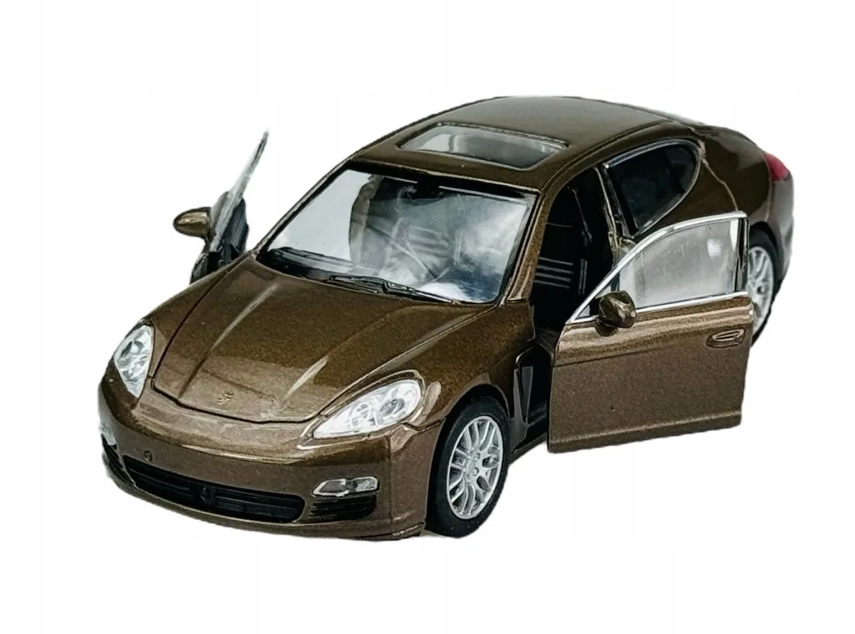 Porsche Panamera S 1:34 Bruin Metalen Model Auto 43619 by Welly – product photo