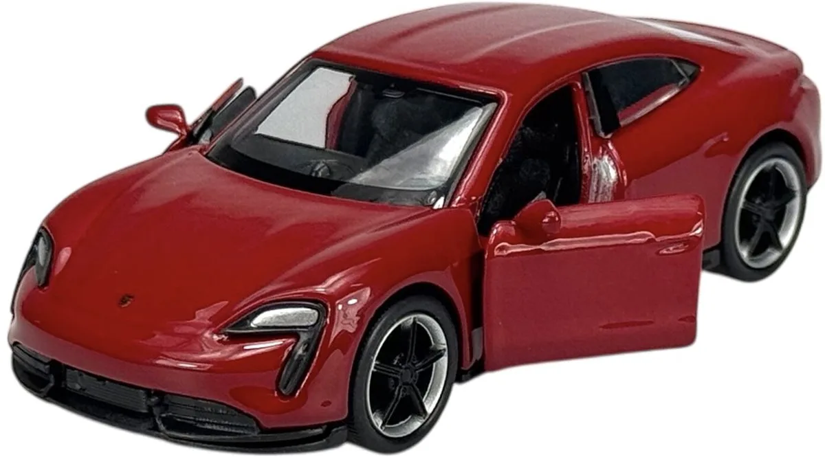Porsche Taycan Turbo S Metaal Model 1:34 - Nieuw de Welly en Rouge – photo du produit