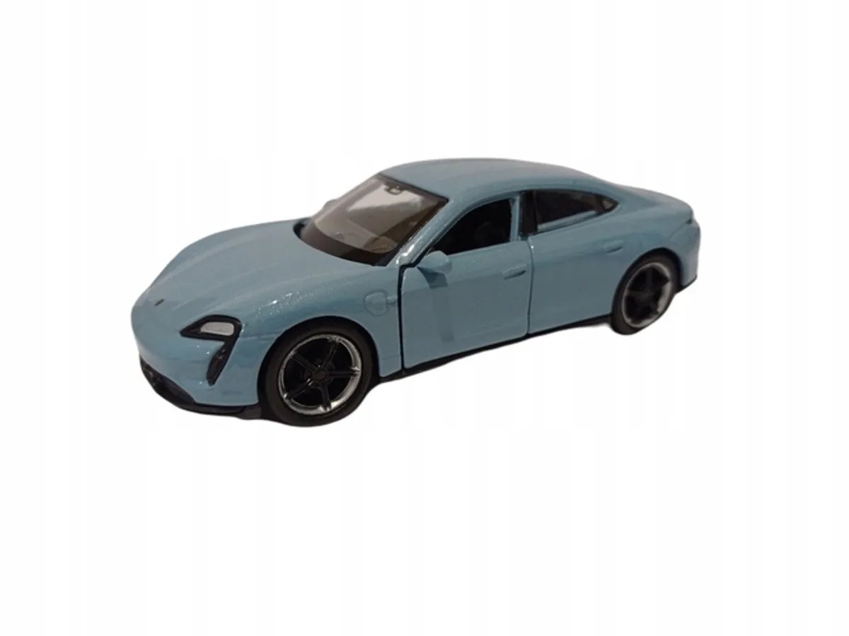 Porsche Taycan Turbo S model auto 1:34 Welly metaal by Welly in Blue – product photo