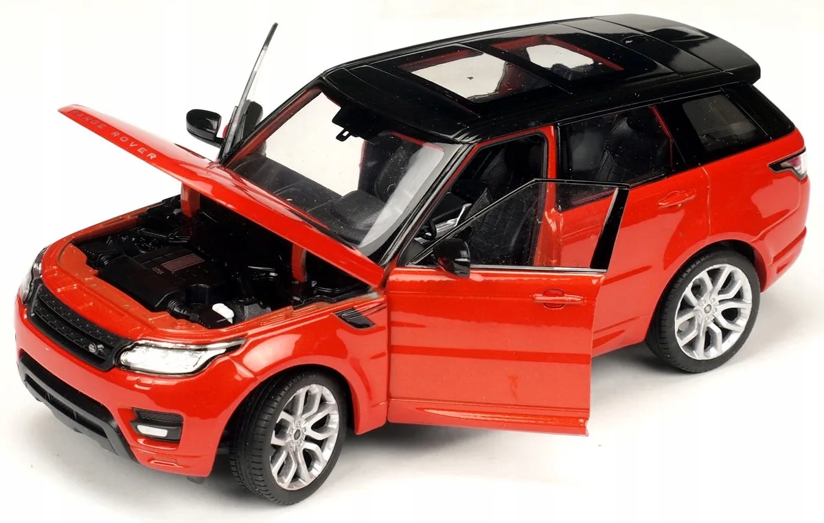 Range Rover Sport modelauto 1:24, metaal von Welly in Orange – Produktfoto