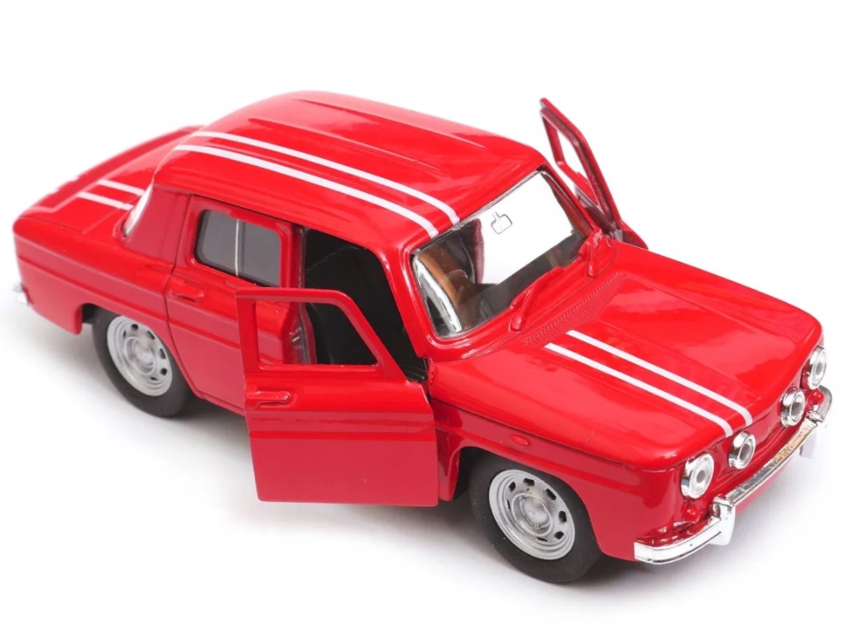 Renault R8 1960 Modelauto Schaal 1:34 fra Welly i Rød – produktbillede