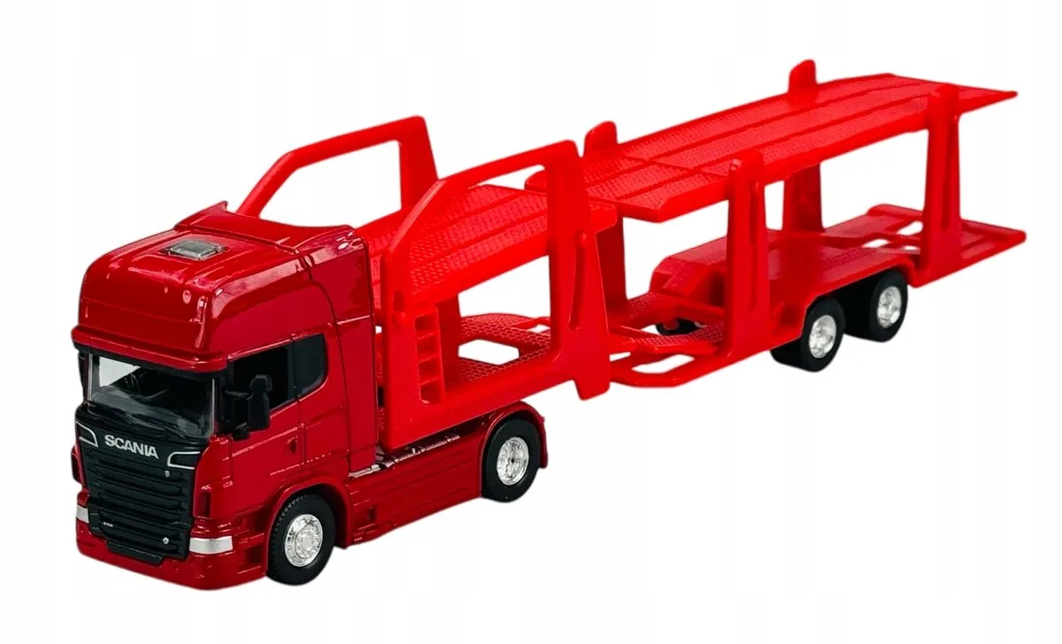 Scania V8 R730 1:64 Model Vrachtwagen met Trailer från Welly – produktbild