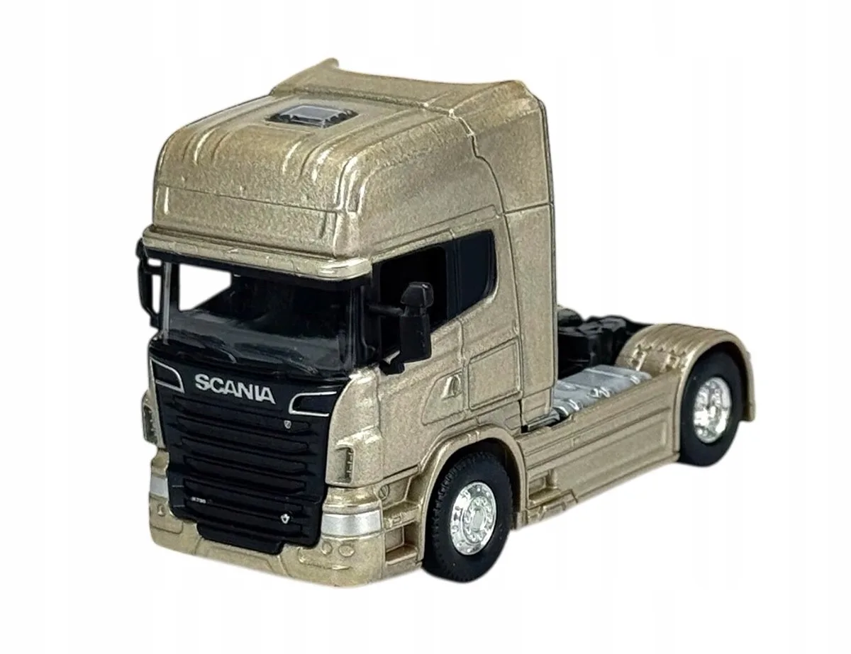 Scania V8 R730 Gouden Metalen Model Auto Schaal 1:64 by Welly in Gold – product photo