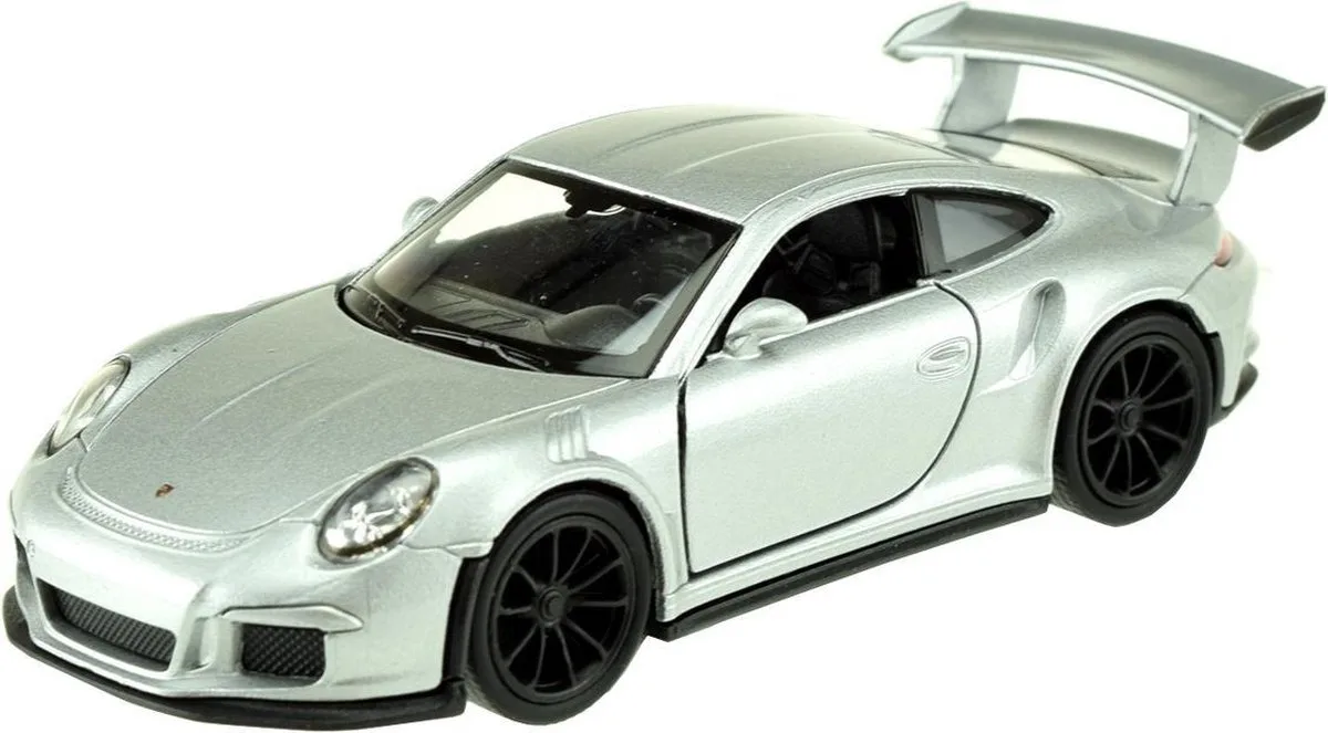 Schaalmodel Porsche 911 Gt3 Rs 1:34 Diecast 11 Cm från Welly i Silver – produktbild