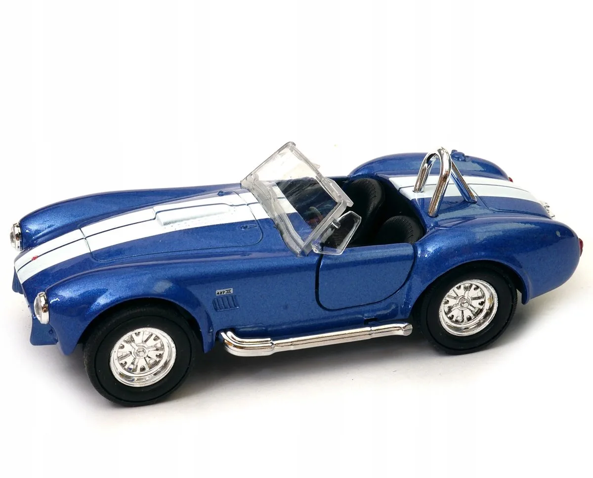 Shelby Cobra 427 S/C 1965 Modelauto 1:34 von Welly in Blau – Produktfoto