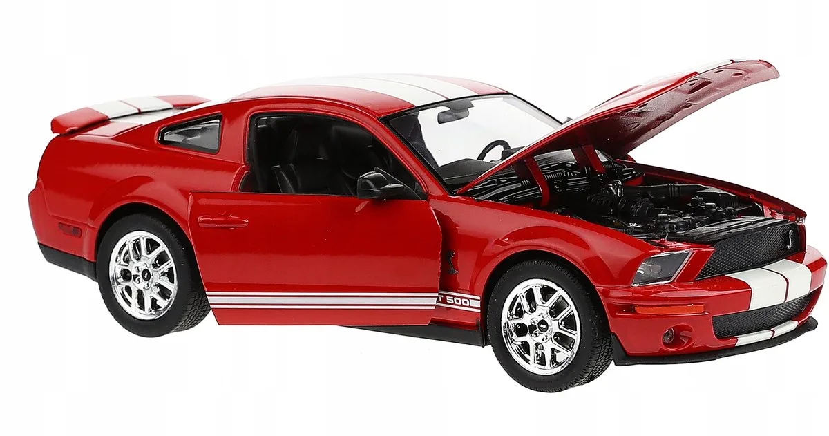 Shelby Cobra GT500 1:24 Model Auto von Welly in Rot – Produktfoto