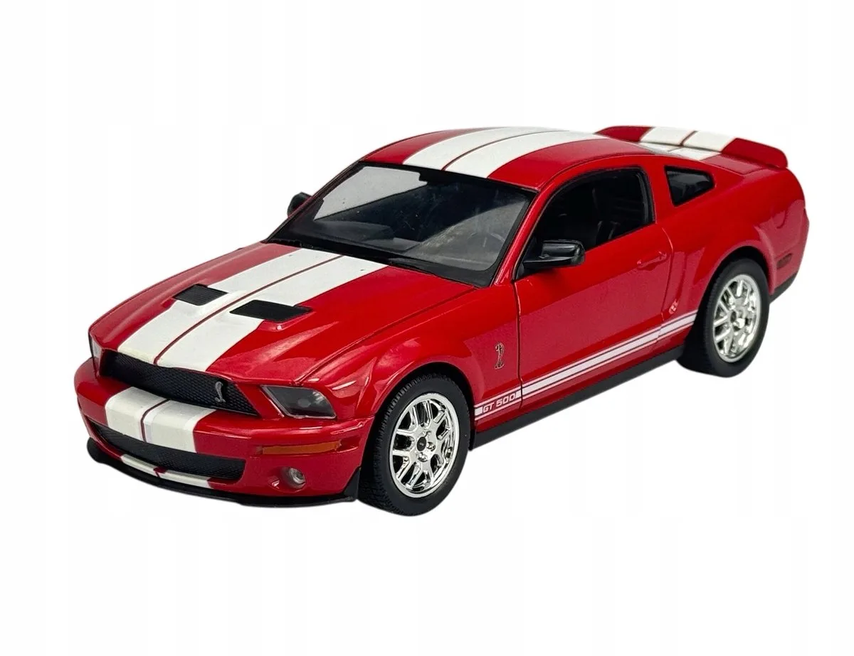 Shelby Cobra GT500 2007 Metaal Model 1:24 von Welly in Rot – Produktfoto
