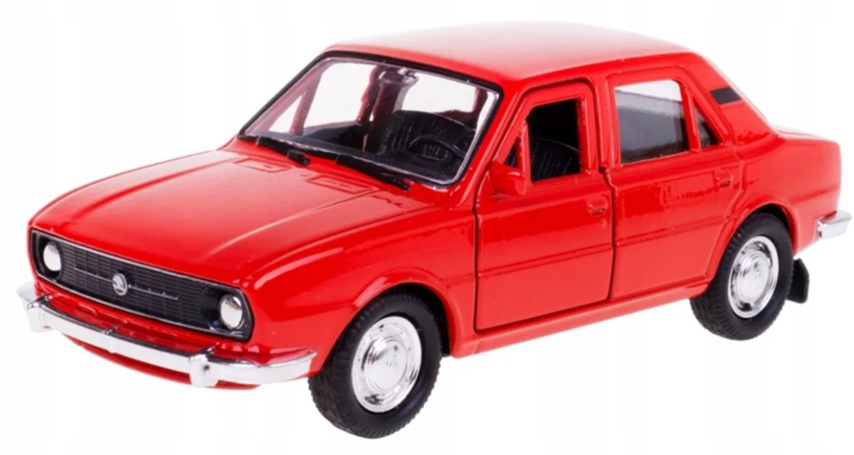 Skoda 105 L Metaal Modelauto 1:34 från Welly i Röd – produktbild