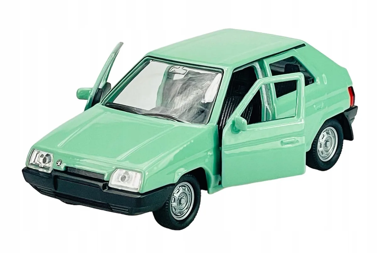 Skoda Favorit Groen Metaal 1:34 Model Auto Speelgoed von Welly – Produktfoto