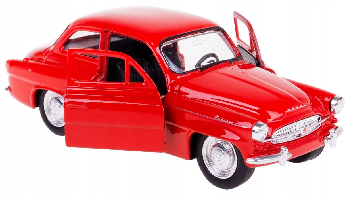 Skoda Octavia 1959 Modelauto Schaal 1:34/39 fra Welly i Rød – produktbillede