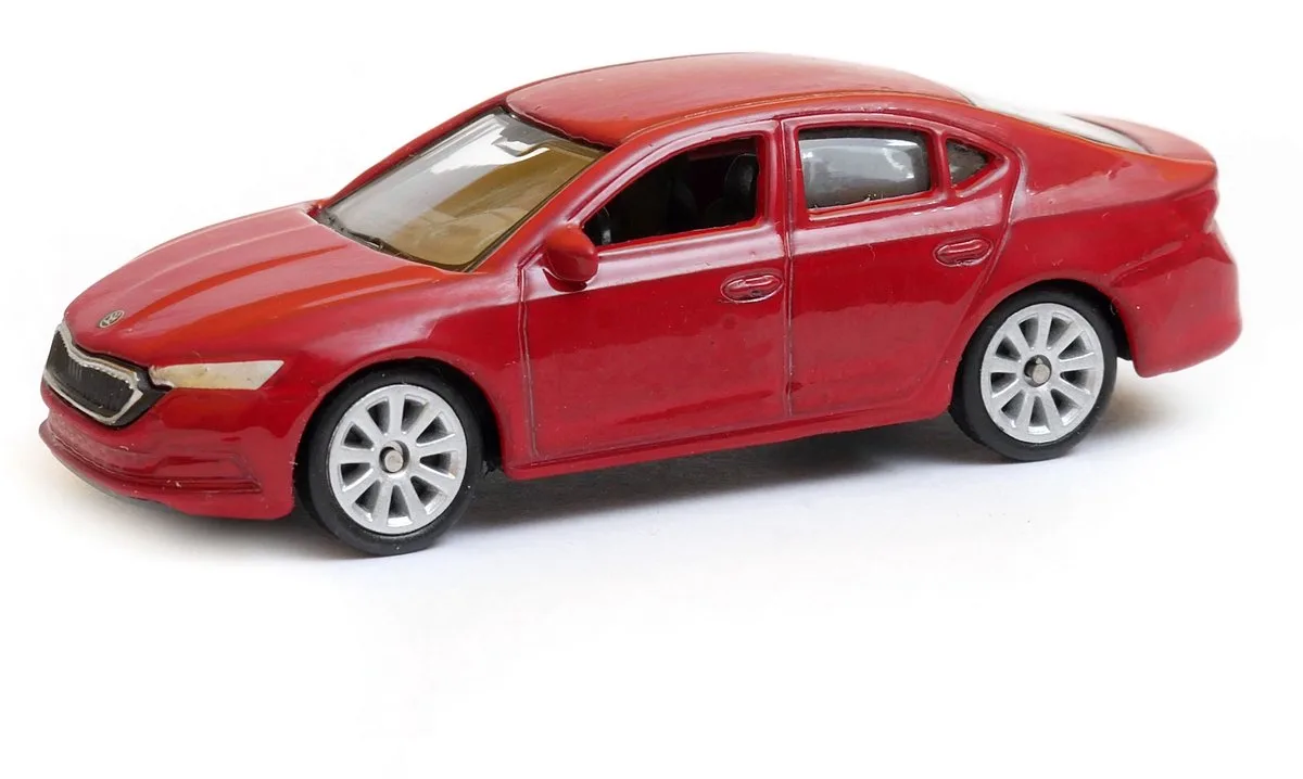 Skoda Octavia Modelauto 1:60 de Welly en Rouge – photo du produit