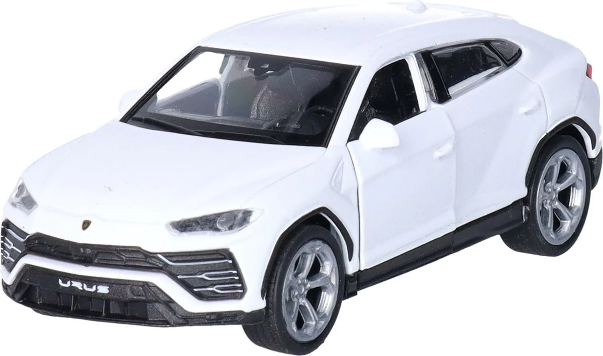 Speelgoed Lamborghini auto - die-cast metaal - 11 cm - Model Urus de Welly en Blanc – photo du produit