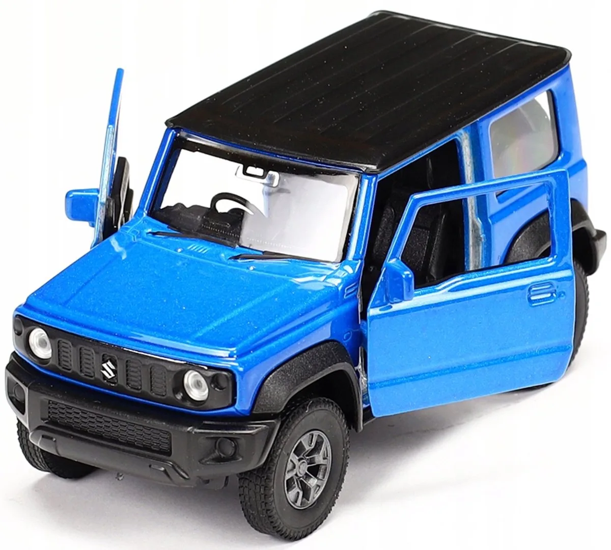Suzuki Jimny Jeep Metaal modelauto 1:34-1:39 från Welly i Blå – produktbild